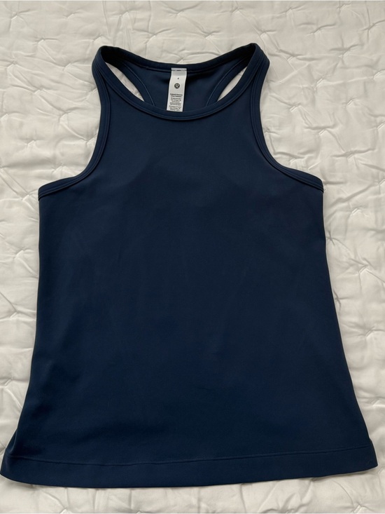 lululemon athletica Tops - Lululemon Align Waist-Length Racerback Tank Top Blue Size 6